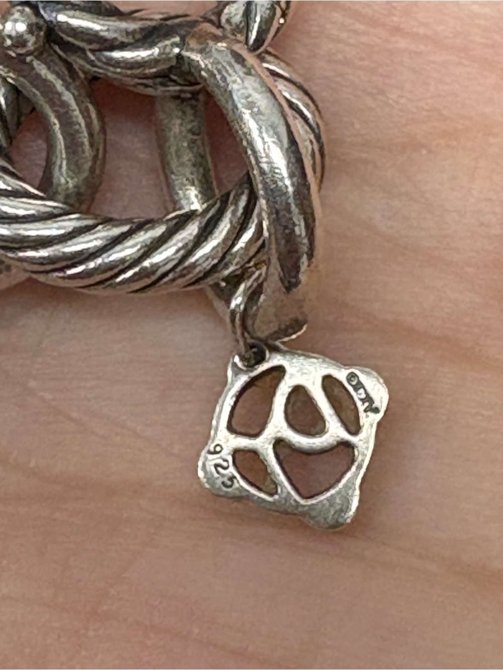 David Yurman Silver Chain Bracelet